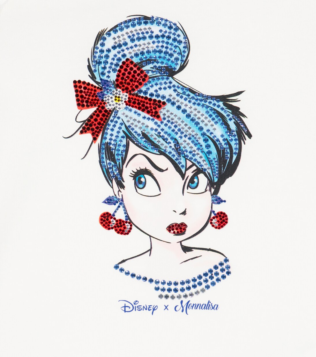 x Disney® embellished jersey T-shirt | Monnalisa
