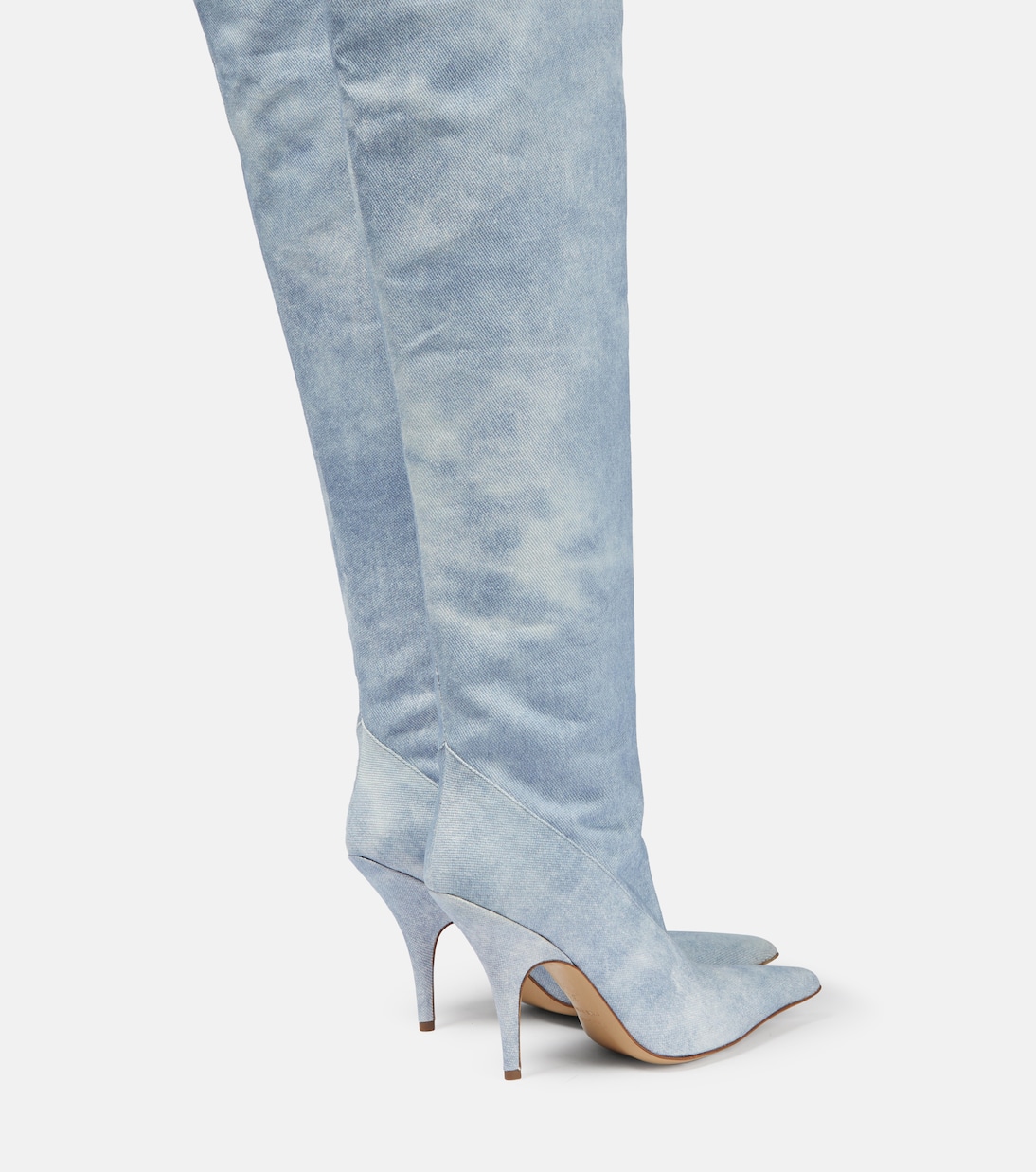 Botas mosqueteras Gia 33 en denim | Gia Borghini