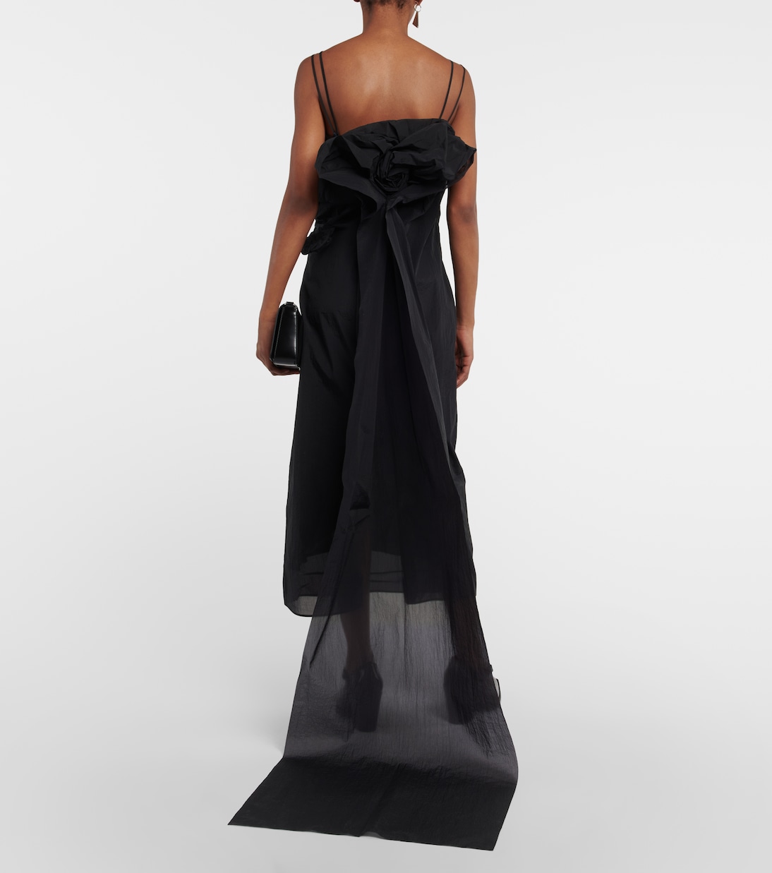 Vestido de fiesta en crepé de nylon | Prada