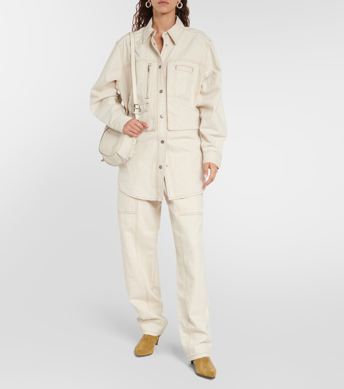 Ankle Boots Deone aus Veloursleder | Isabel Marant