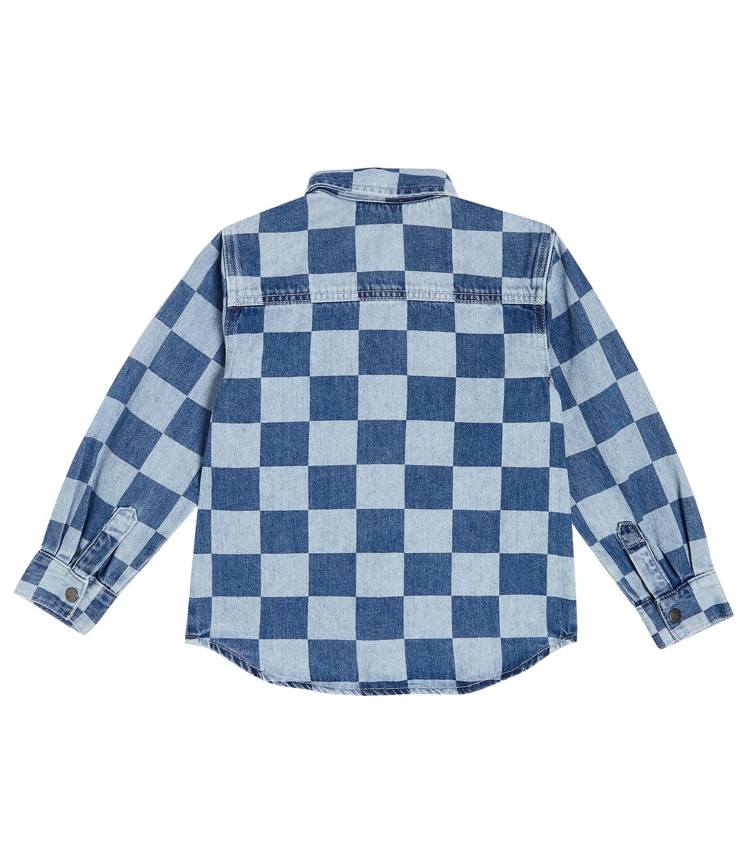 Checked denim shirt | Stella McCartney Kids