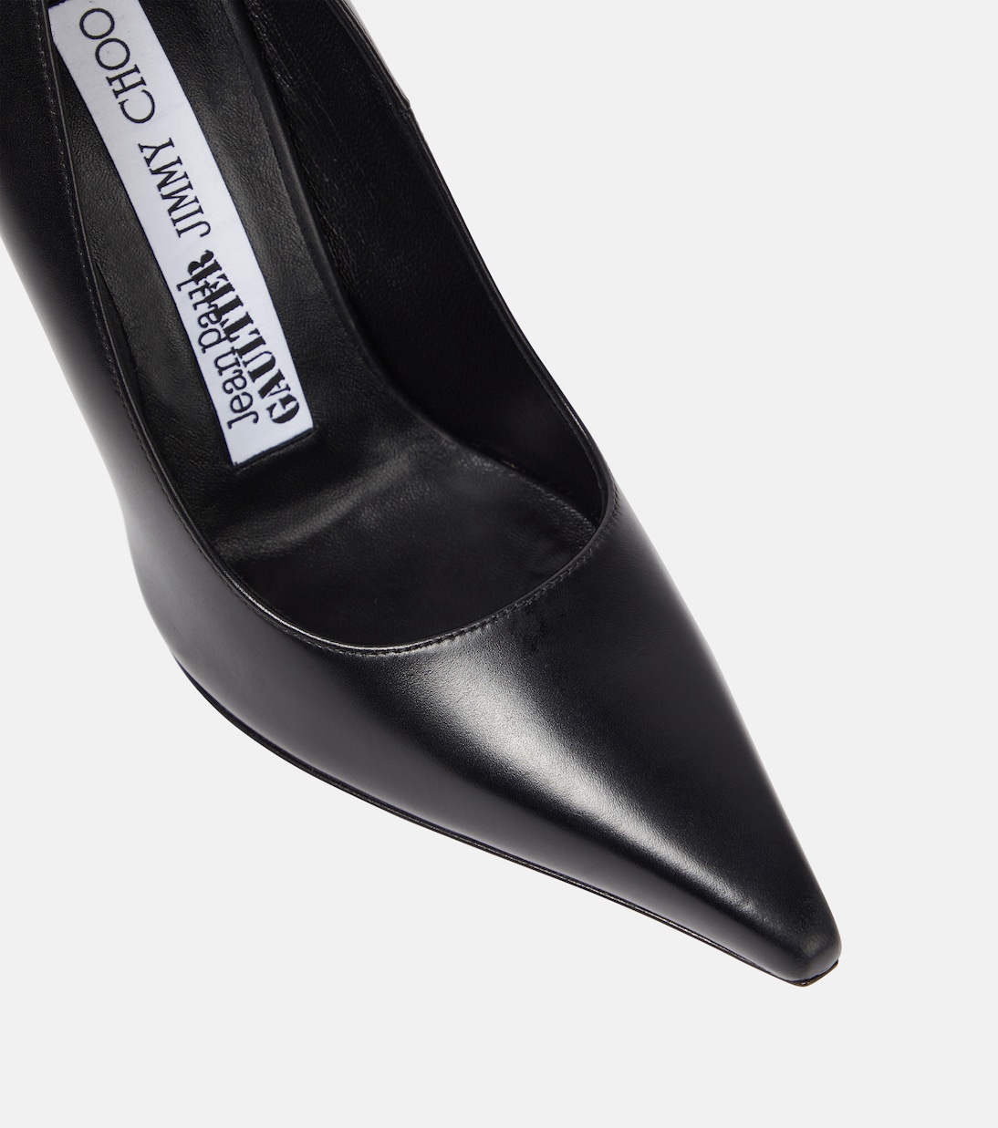 x Jean Paul Gaultier leather wedge pumps | Jimmy Choo