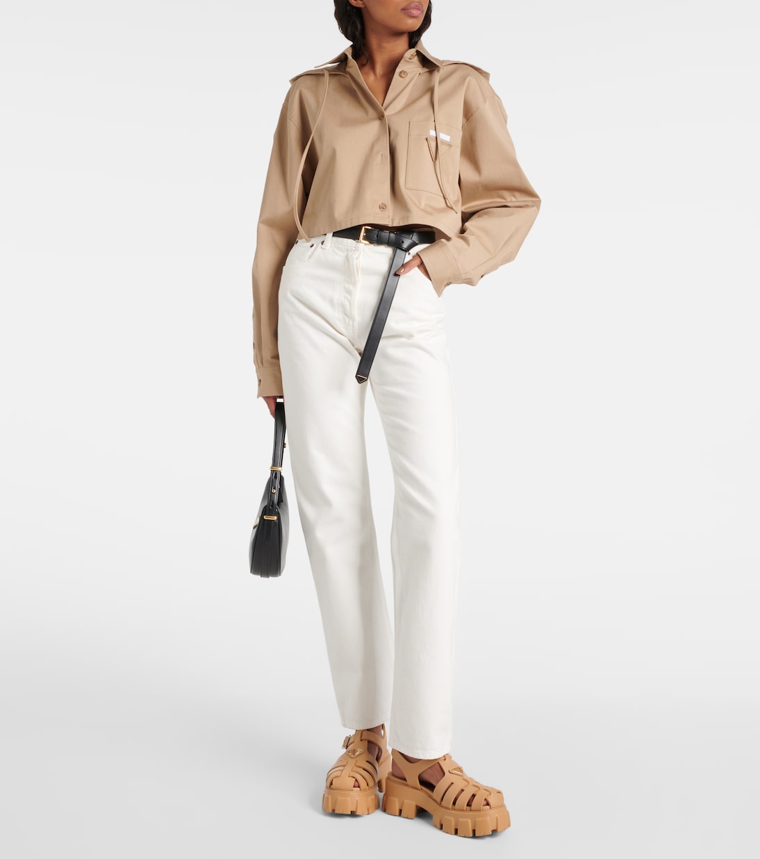 Monolith platform sandals | Prada