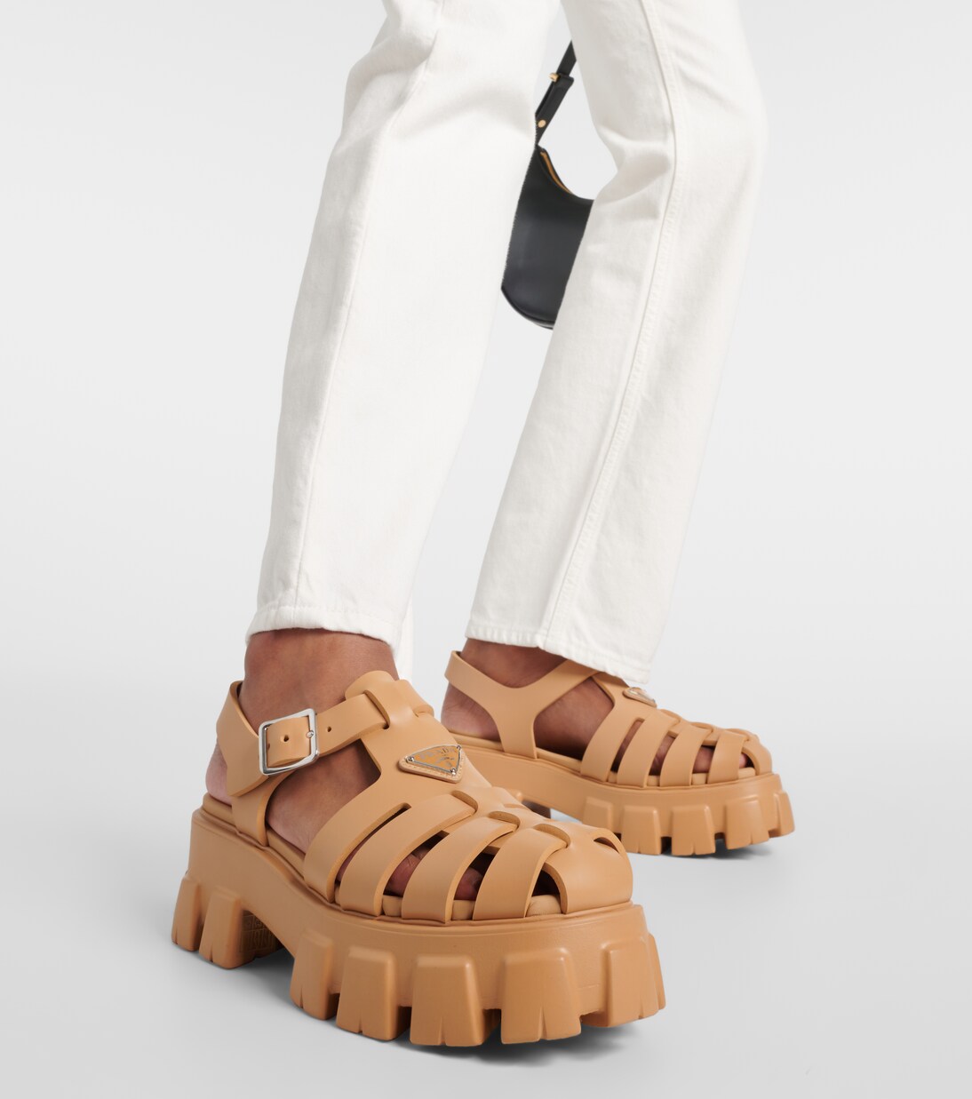 Monolith platform sandals | Prada