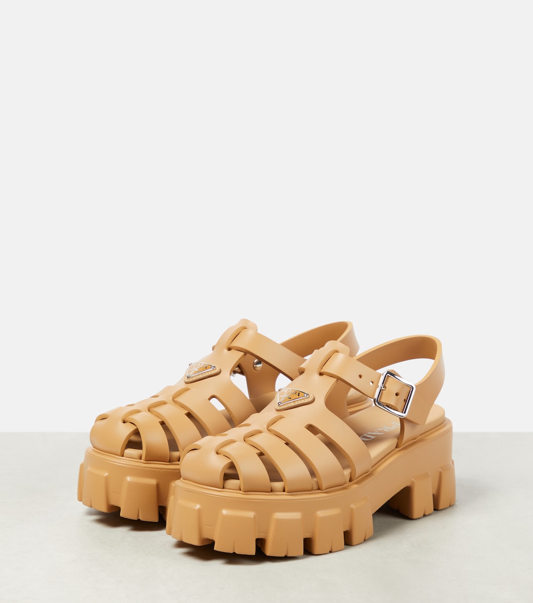 Monolith platform sandals | Prada