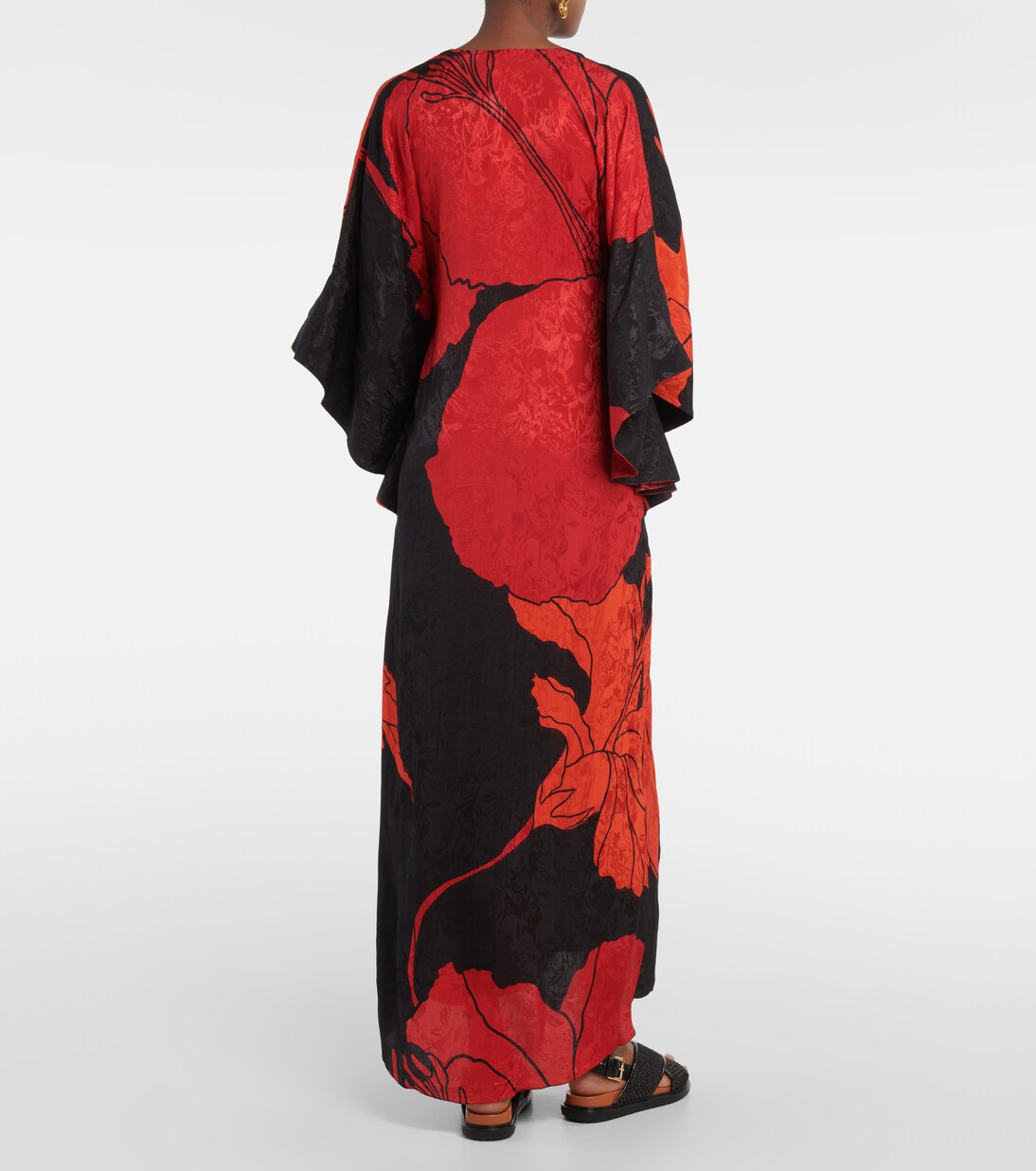 Maxikleid aus Jacquard | Johanna Ortiz