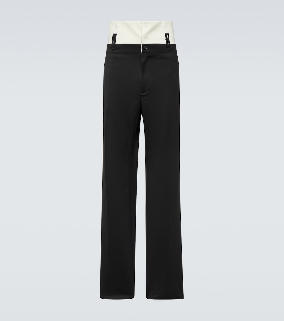 Wool-blend twill straight pants | Dolce&Gabbana