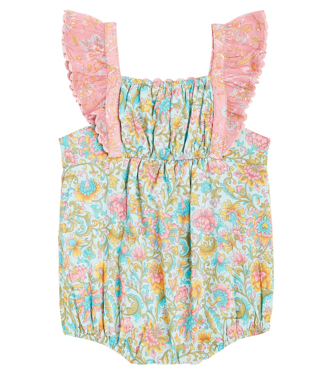 Baby Shalina floral cotton playsuit | Louise Misha