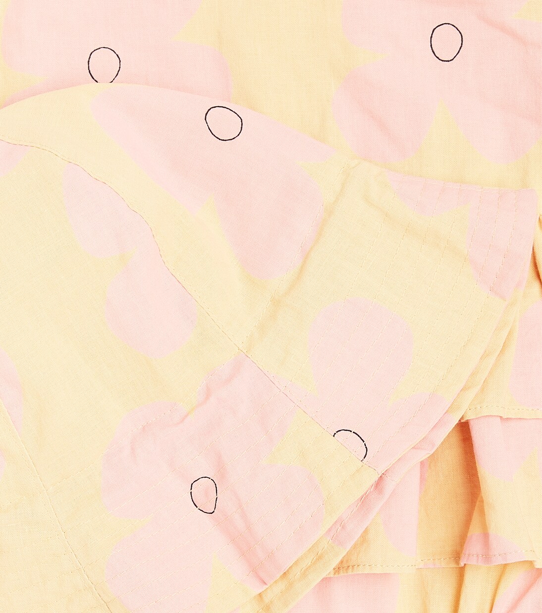 Baby printed cotton playsuit and hat set | Jellymallow