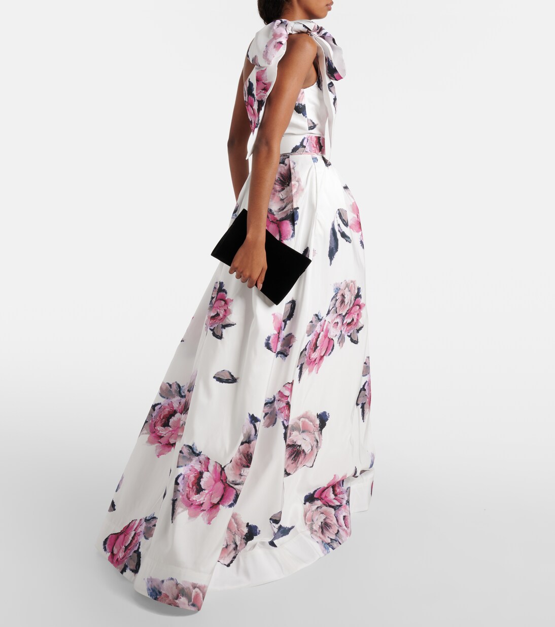 Robe longue de mariée Aveline à fleurs | Rebecca Vallance