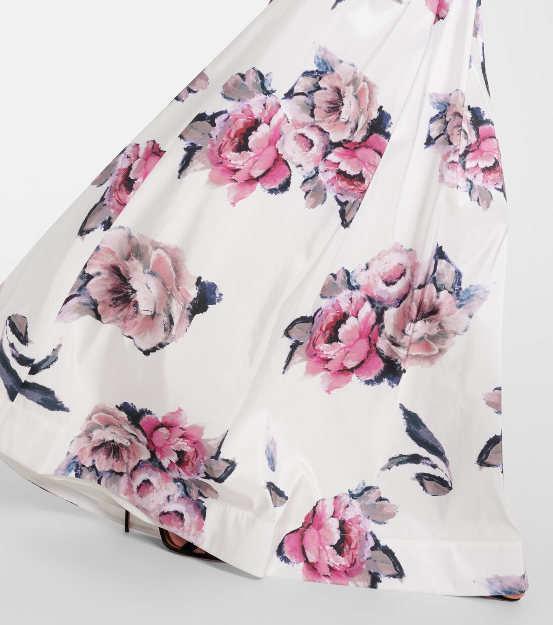 Robe longue de mariée Aveline à fleurs | Rebecca Vallance