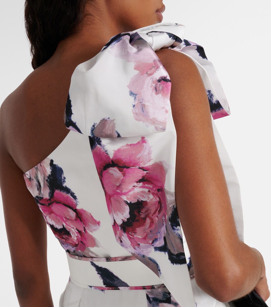 Robe longue de mariée Aveline à fleurs | Rebecca Vallance