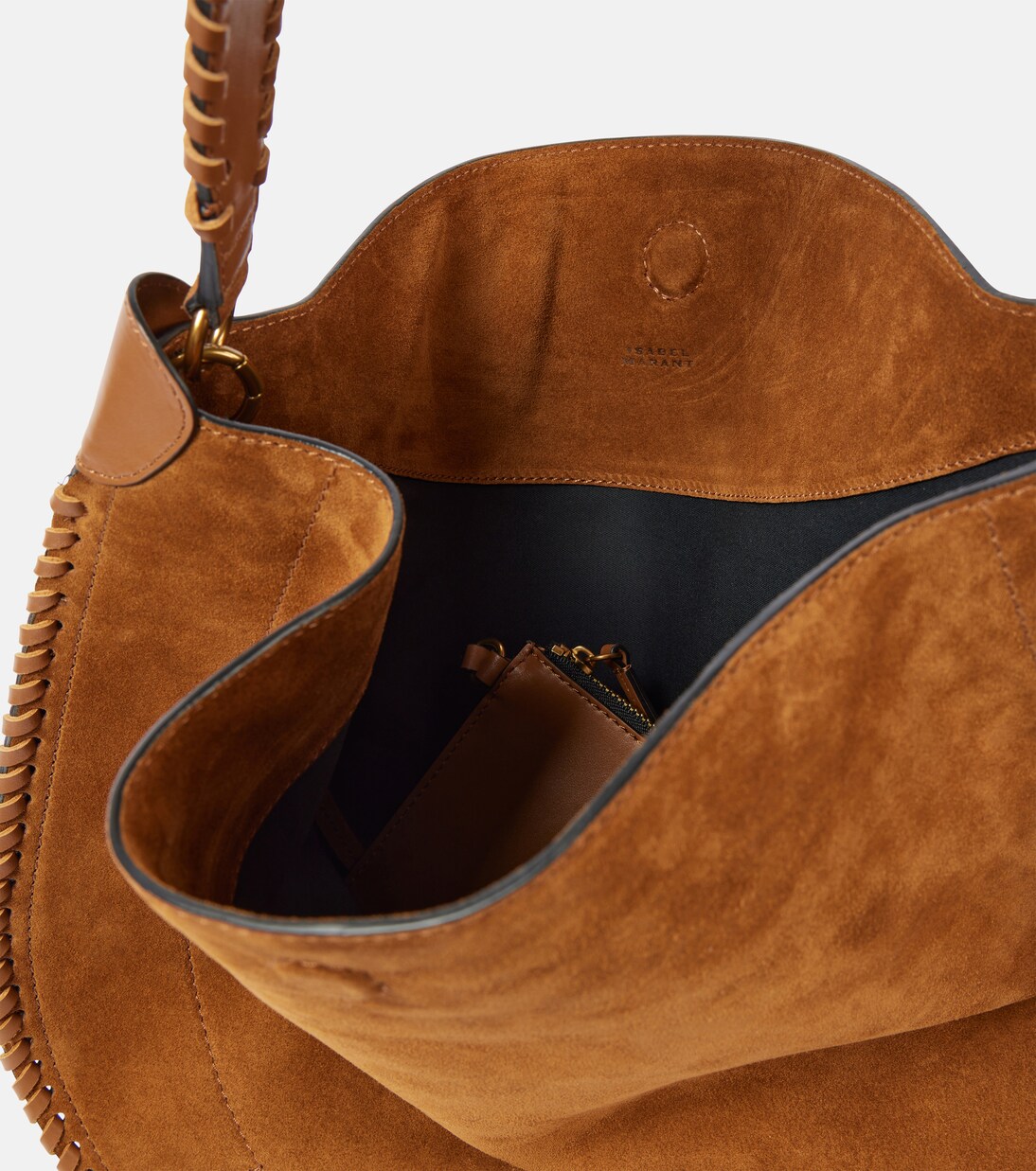 Oskan braided suede shoulder bag | Isabel Marant