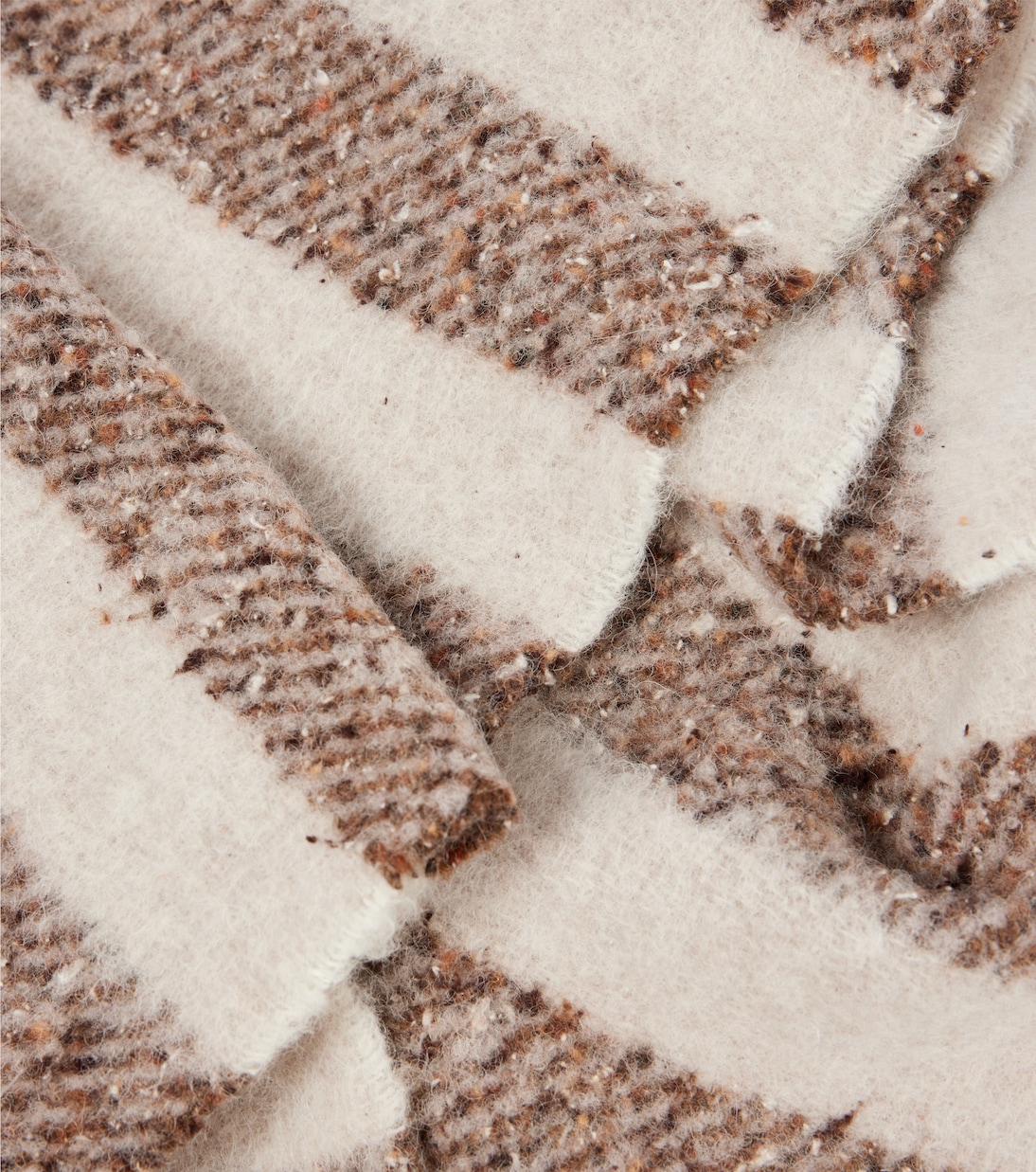 Bufanda de mezcla de lana a rayas | Acne Studios