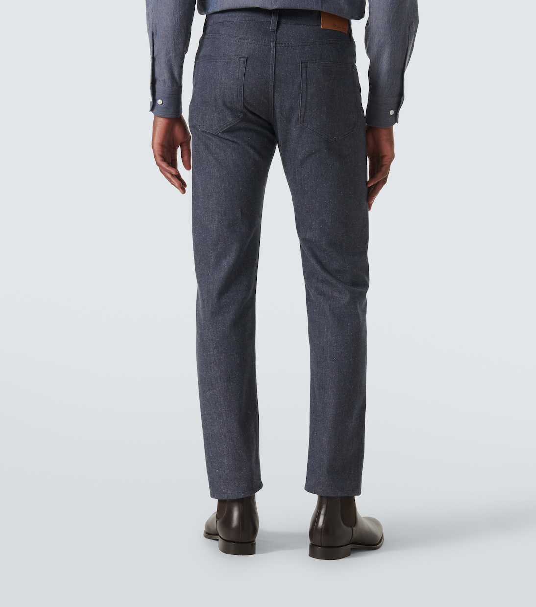 Jean droit à taille mi-haute | Loro Piana