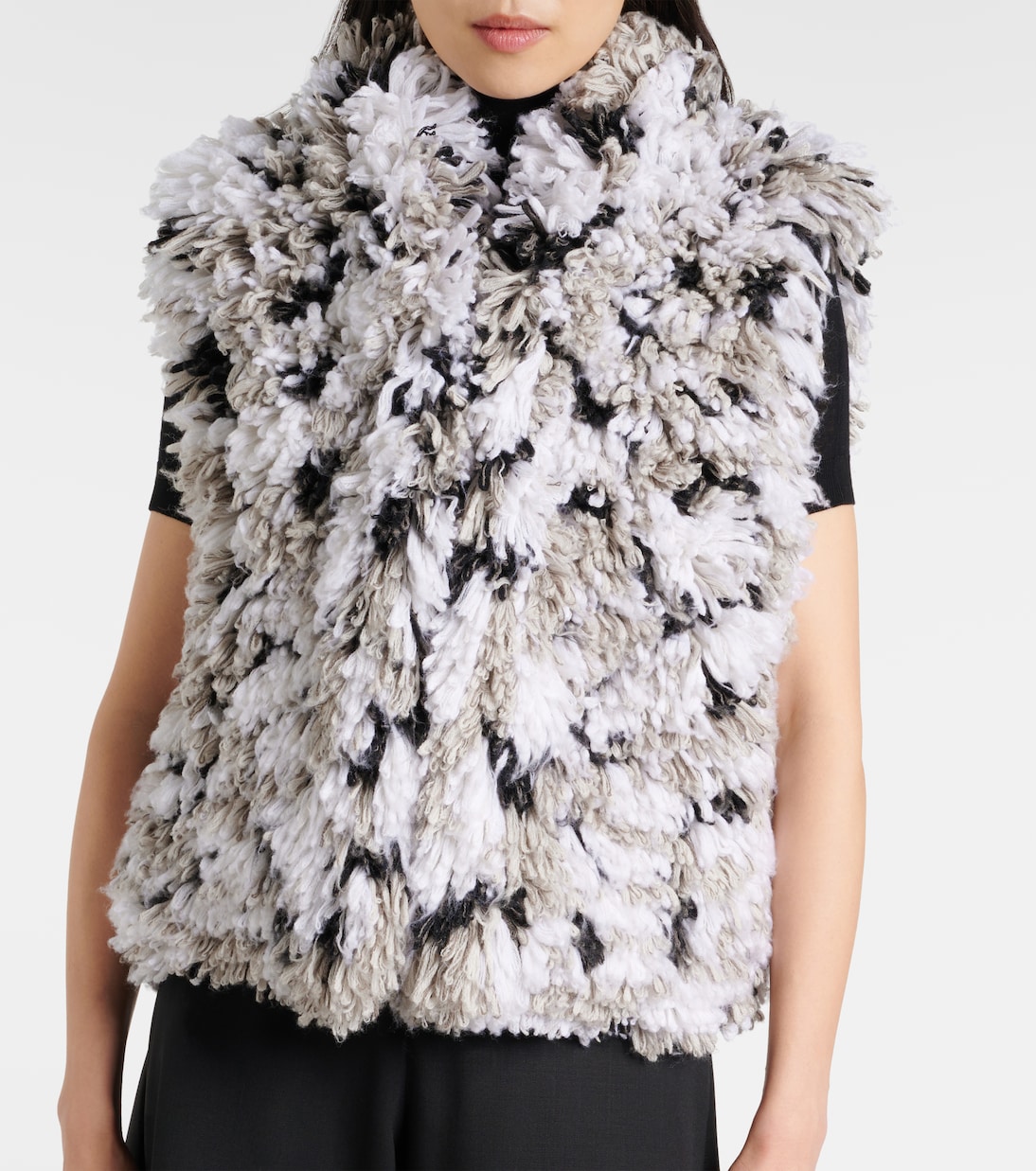 Weste Lynx aus Faux Shearling | Alaïa