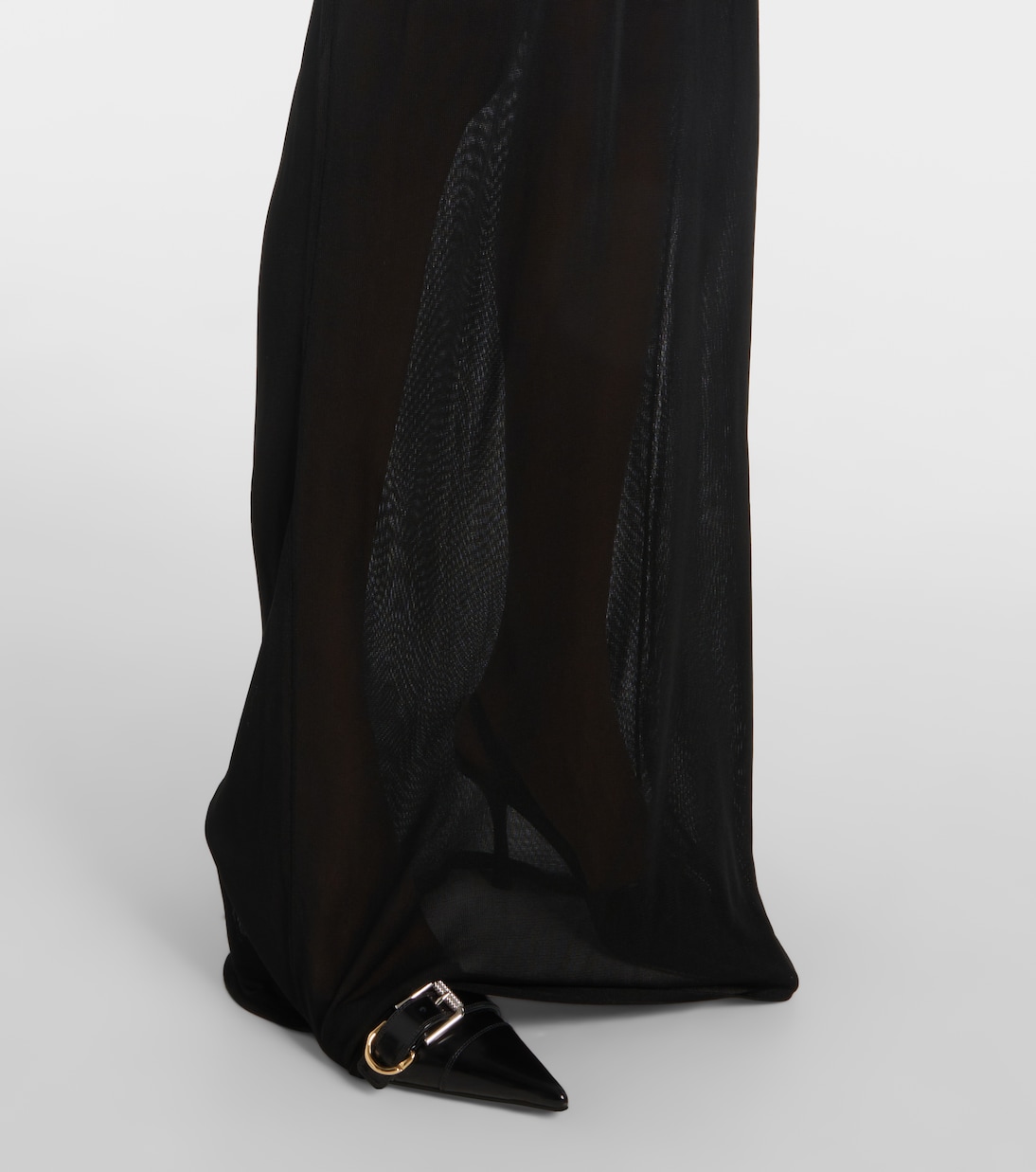 Maxikleid Marinière aus Mesh | Jean Paul Gaultier