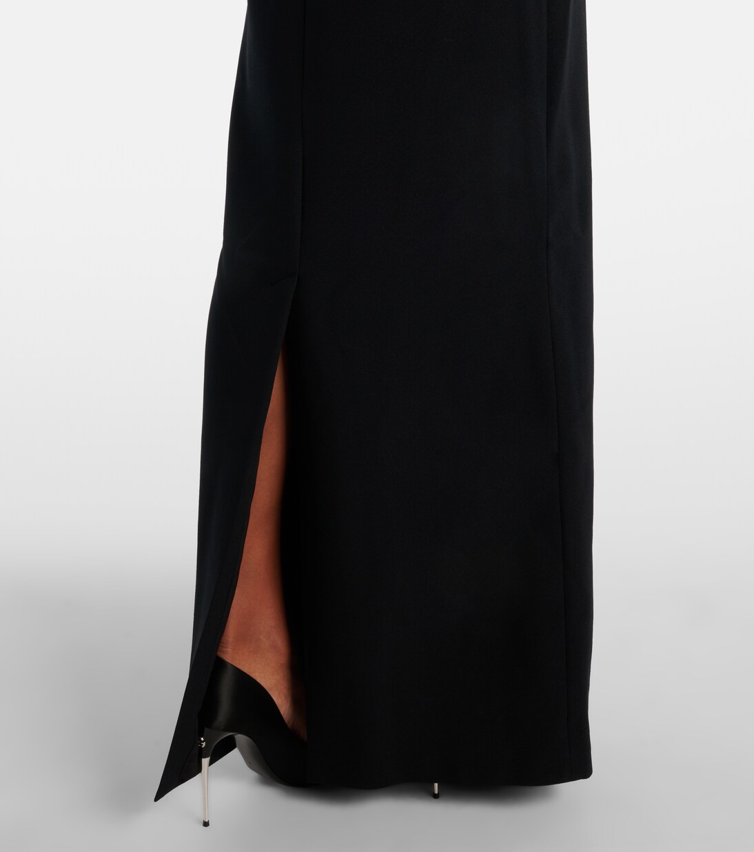 Robe longue Serryna en dentelle | Safiyaa