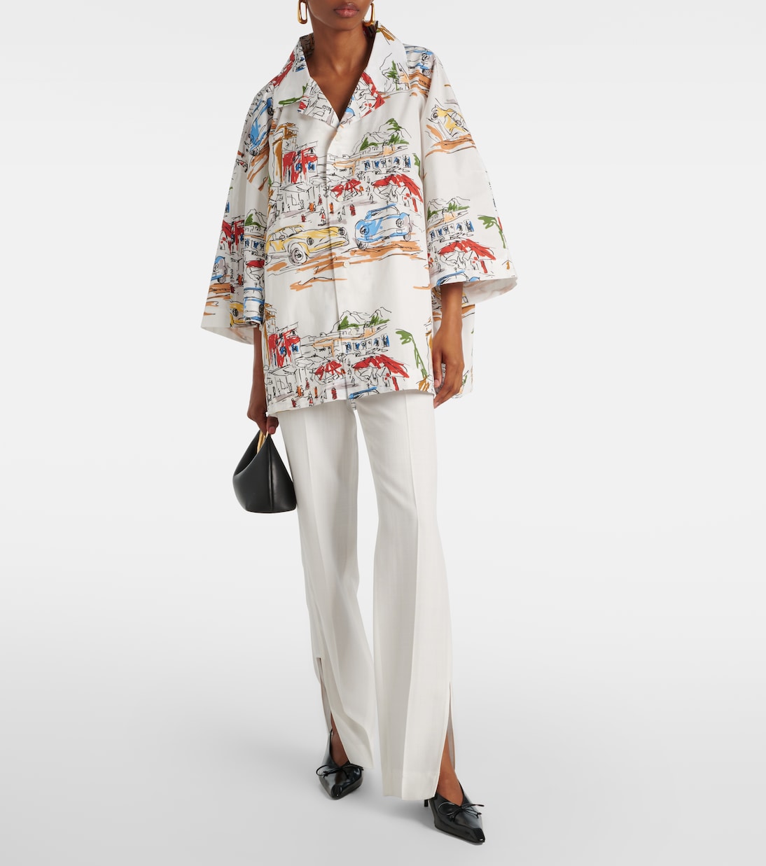 Bedrucktes Hemd Casaco aus Baumwolle | Jacquemus