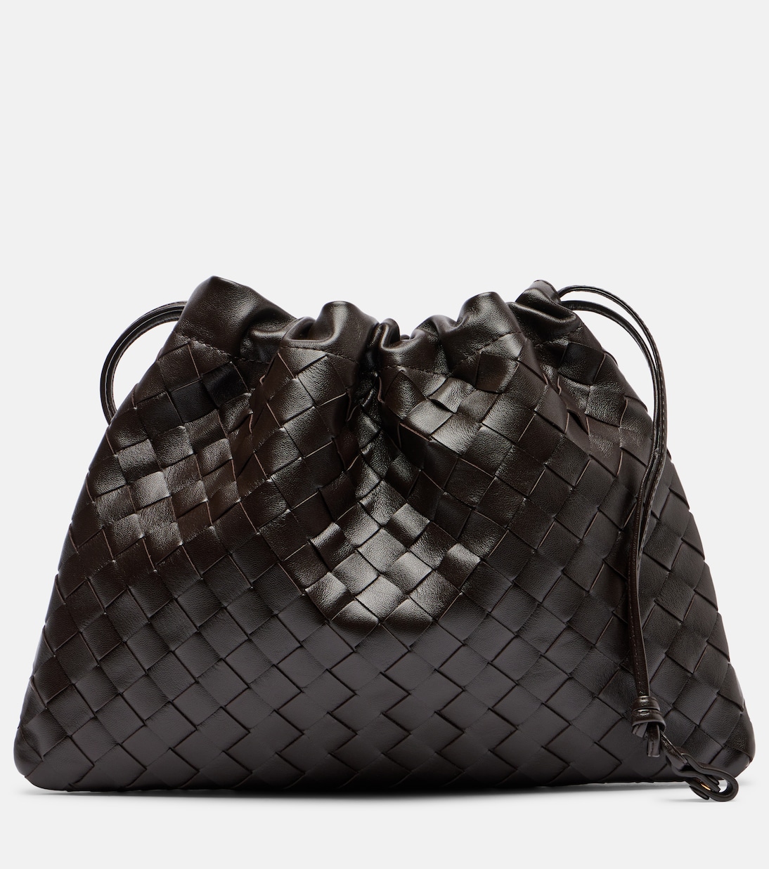 Dustbag Medium leather clutch | Bottega Veneta