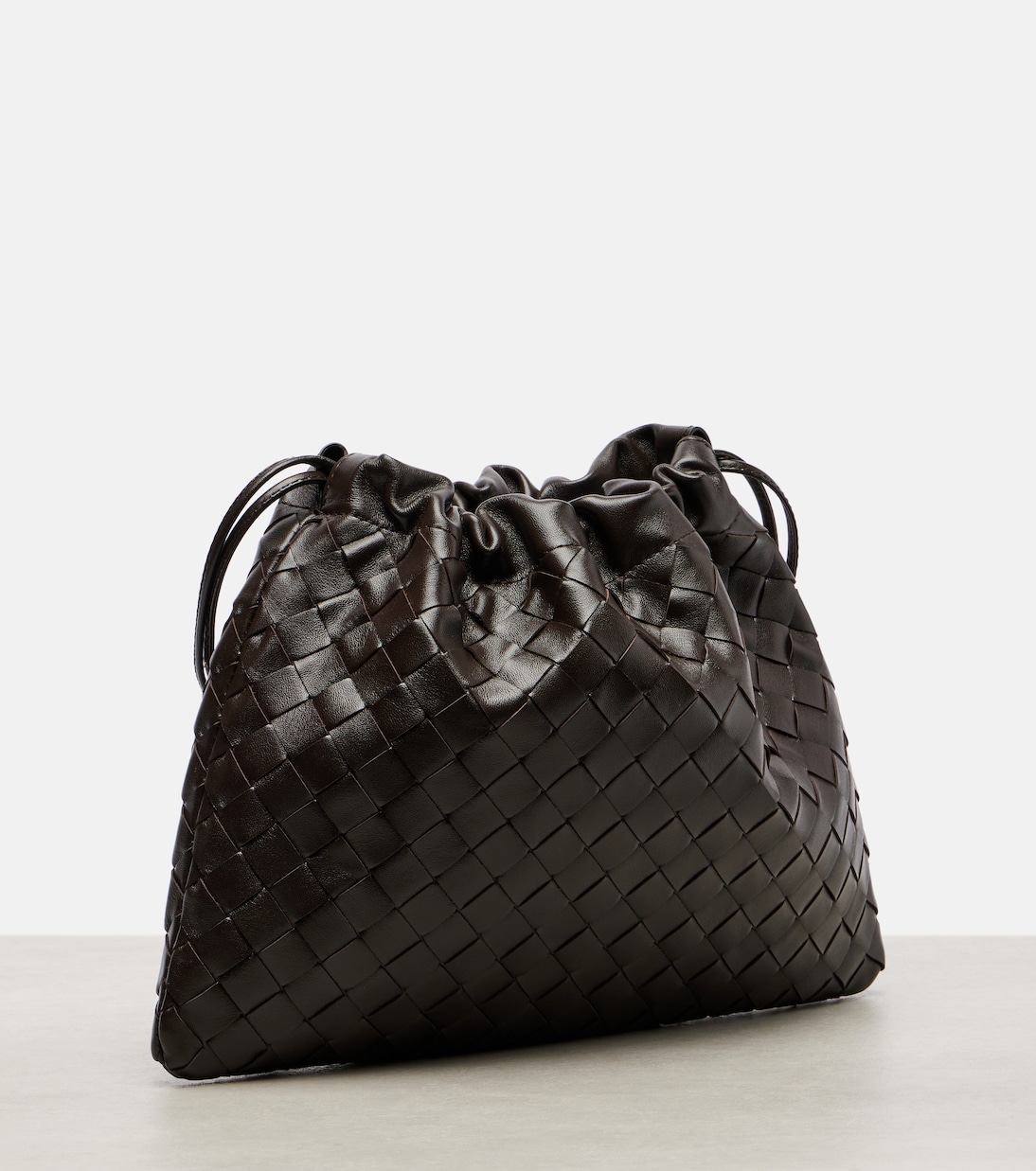 Dustbag Medium leather clutch | Bottega Veneta