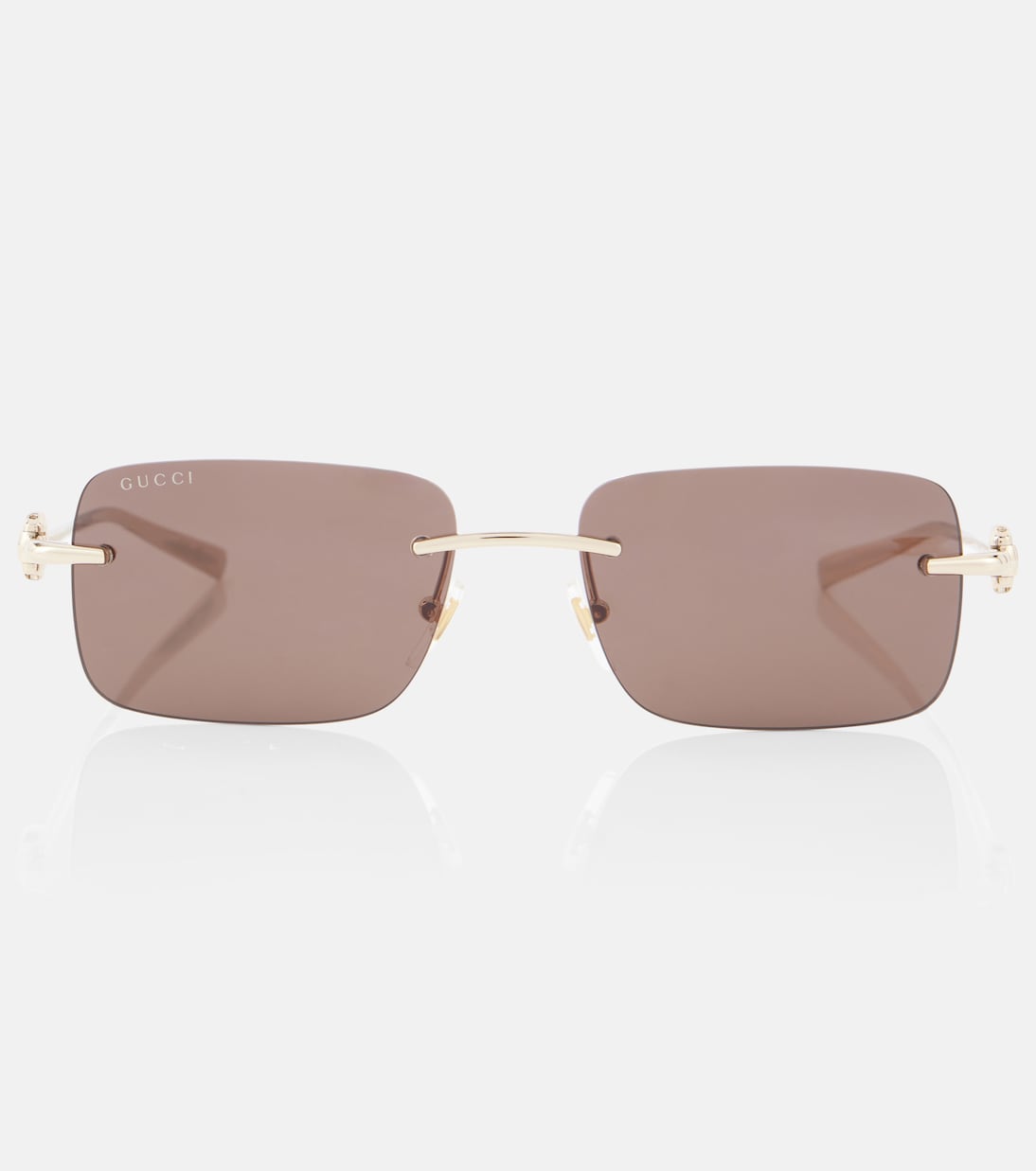 Horsebit rectangular sunglasses | Gucci
