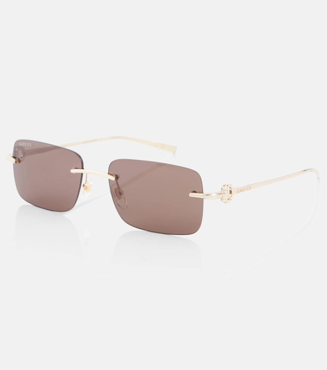 Horsebit rectangular sunglasses | Gucci