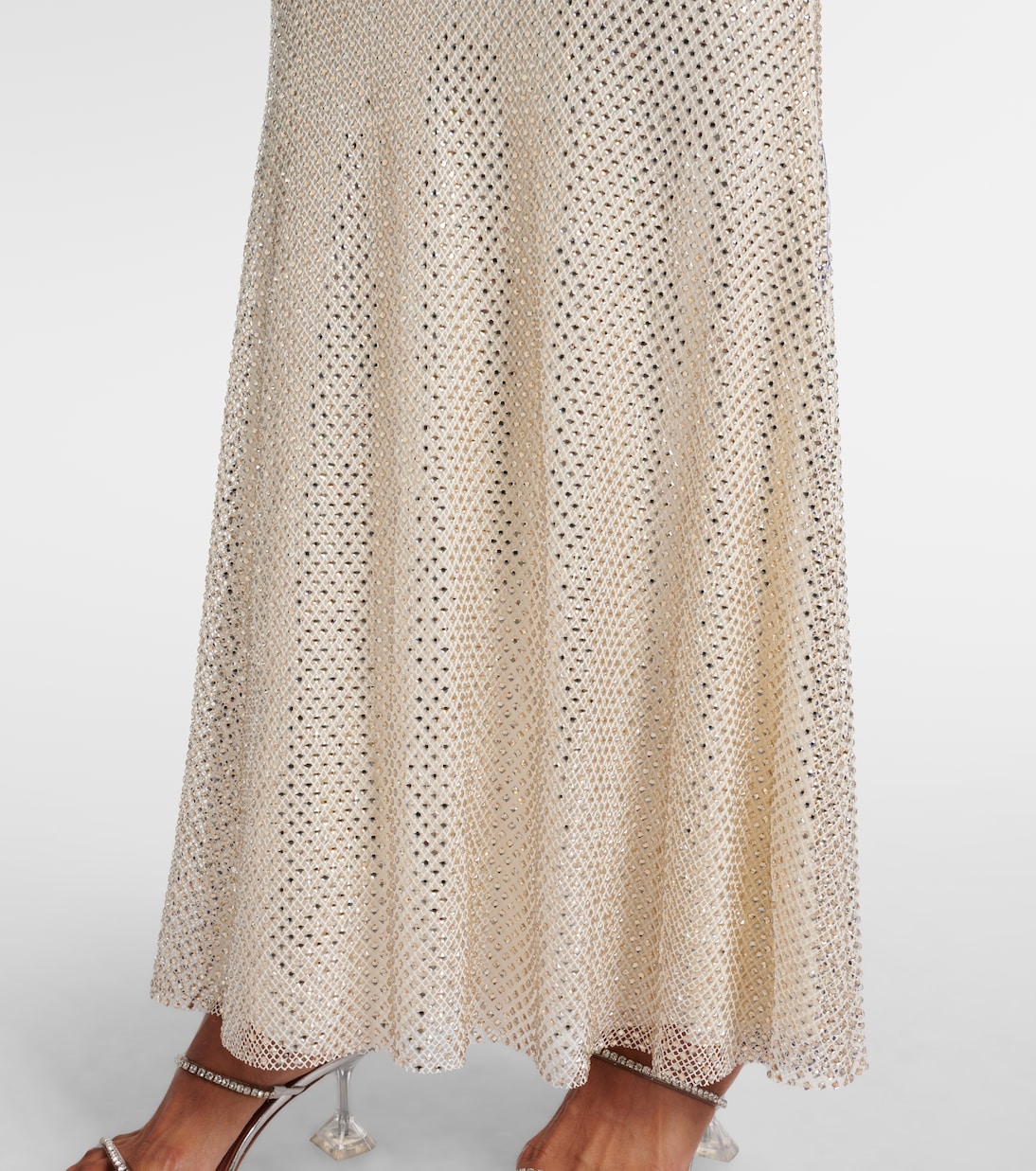 Bridal Robe mit Spitze und Kristallen | Self-Portrait