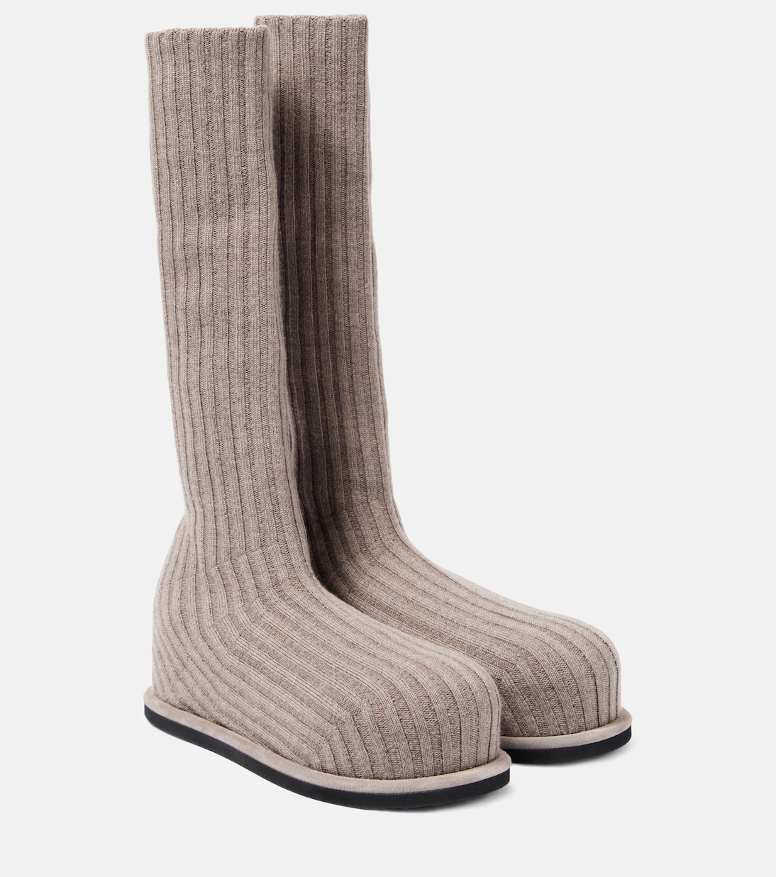 Veneda 15 knee-high sock boots | Amina Muaddi