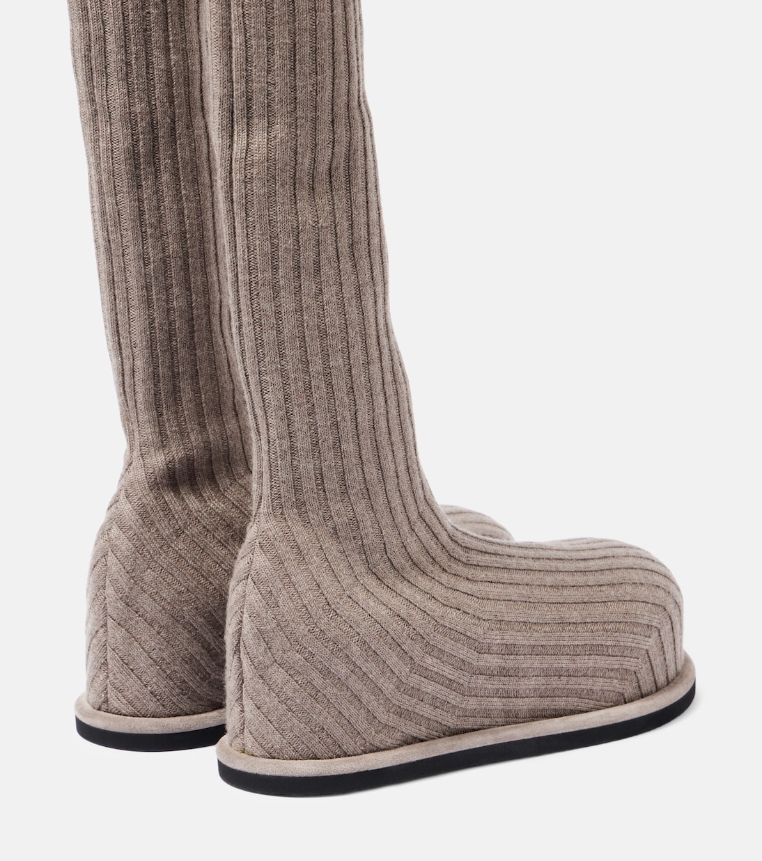 Veneda 15 knee-high sock boots | Amina Muaddi