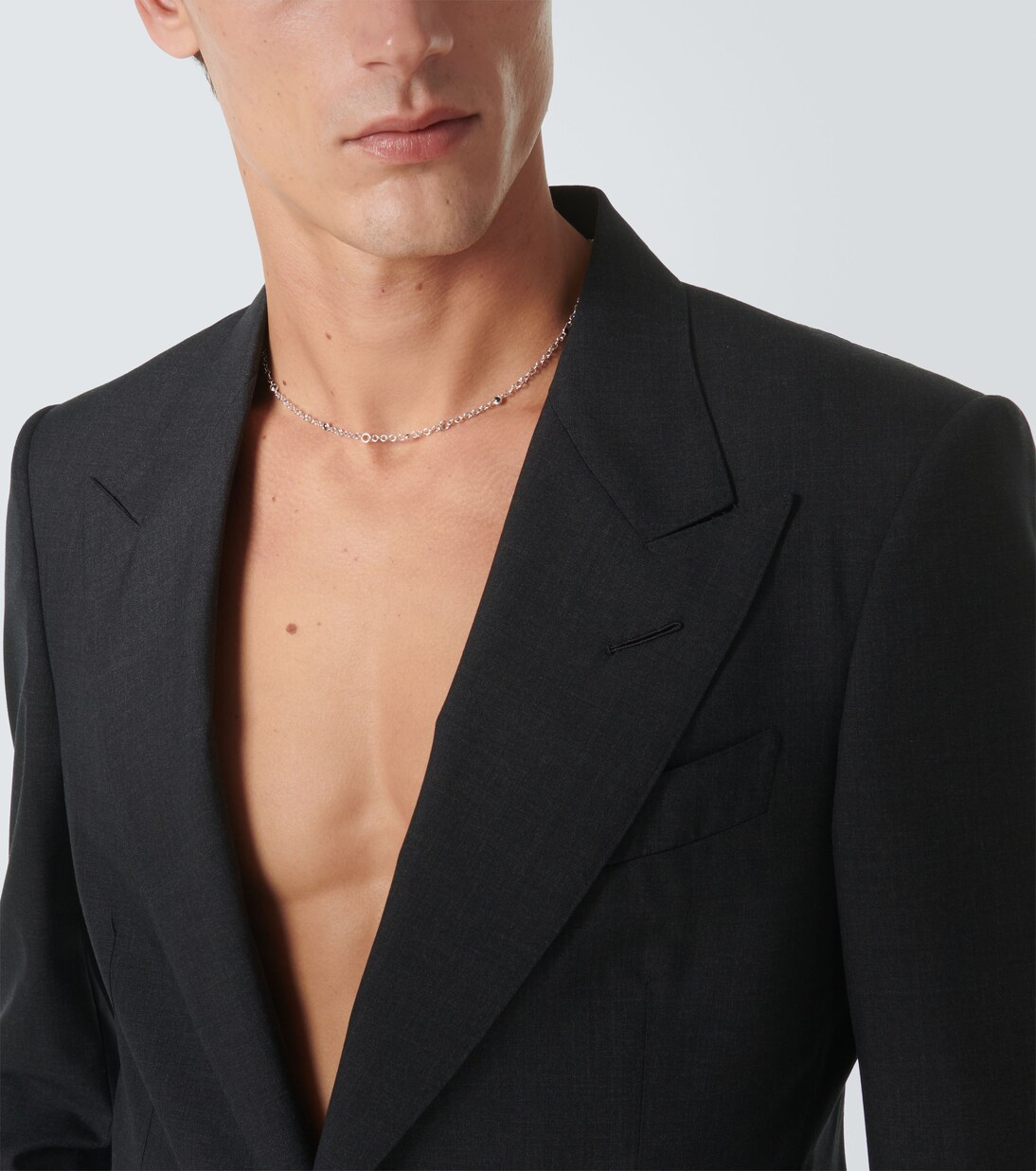 Collana Gravity Estrella in argento bagnato in oro 18kt con diamanti | Spinelli Kilcollin