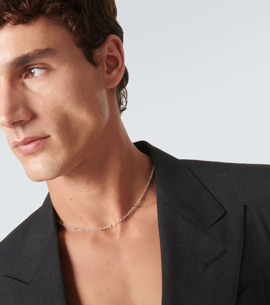 Collana Gravity Estrella in argento bagnato in oro 18kt con diamanti | Spinelli Kilcollin