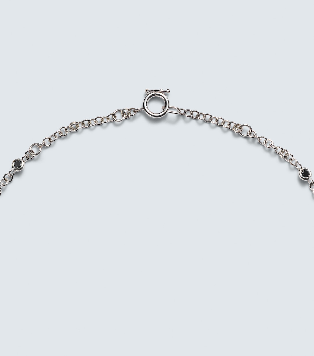 Collana Gravity Estrella in argento bagnato in oro 18kt con diamanti | Spinelli Kilcollin