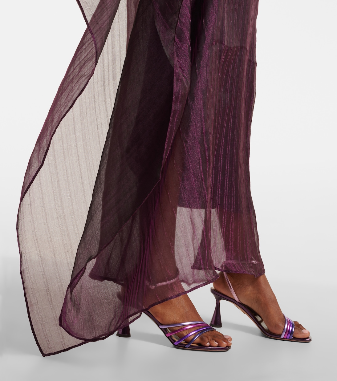 One-Shoulder-Robe Betsy aus Cady | Taller Marmo