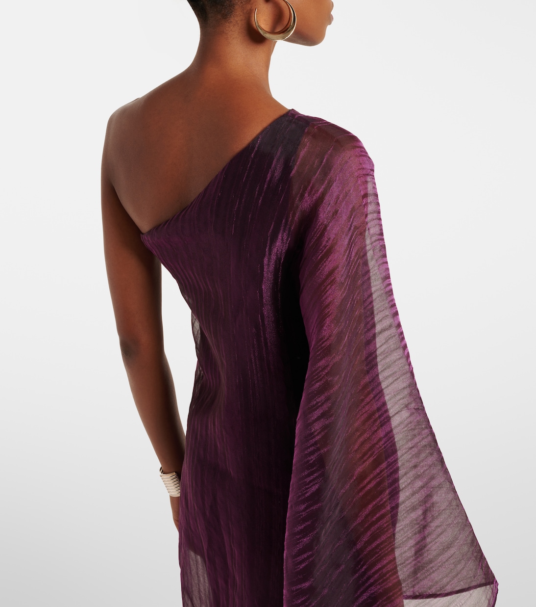 One-Shoulder-Robe Betsy aus Cady | Taller Marmo