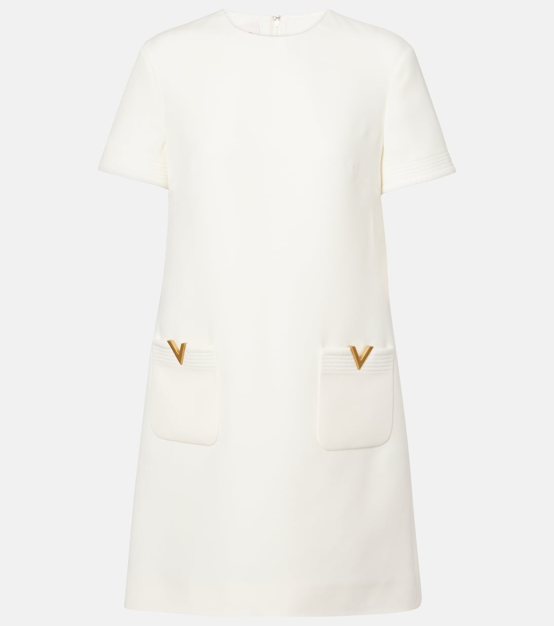 VGold Crepe Couture minidress | Valentino