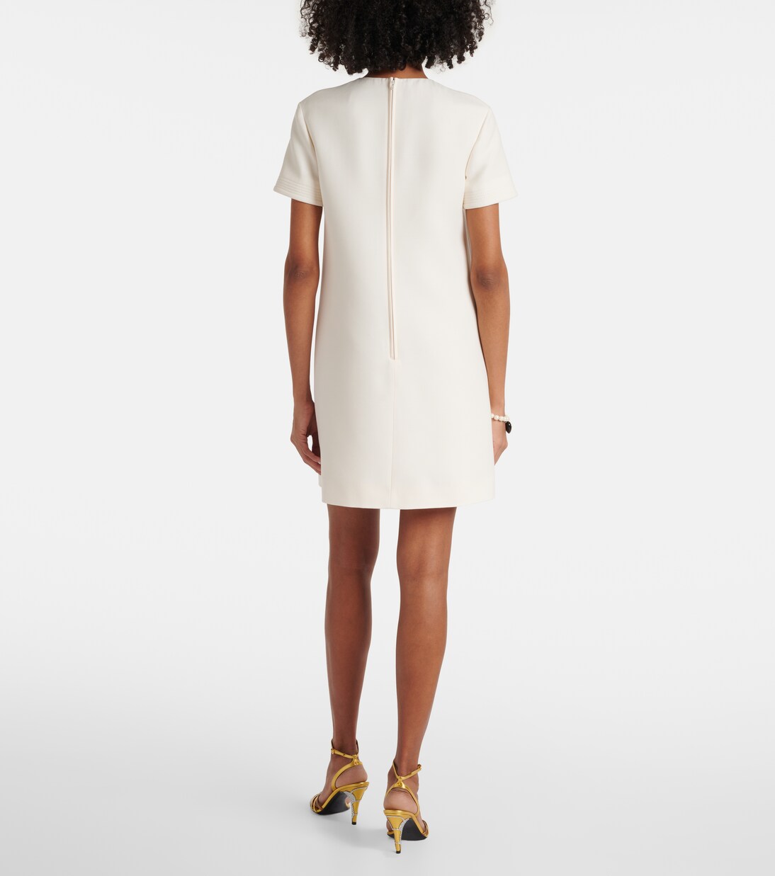 VGold Crepe Couture minidress | Valentino