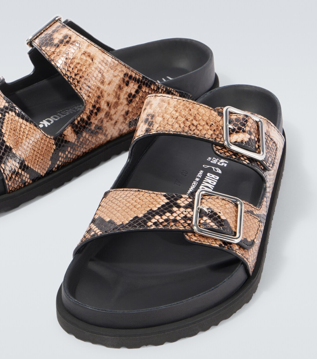 Arizona snake-effect leather sandals | Birkenstock 1774