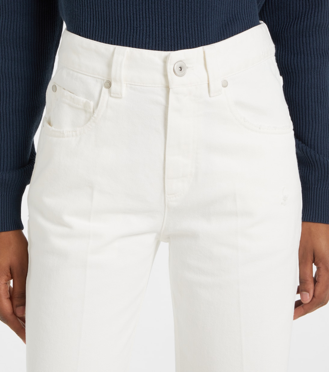 Jean ample à taille mi-haute | Brunello Cucinelli