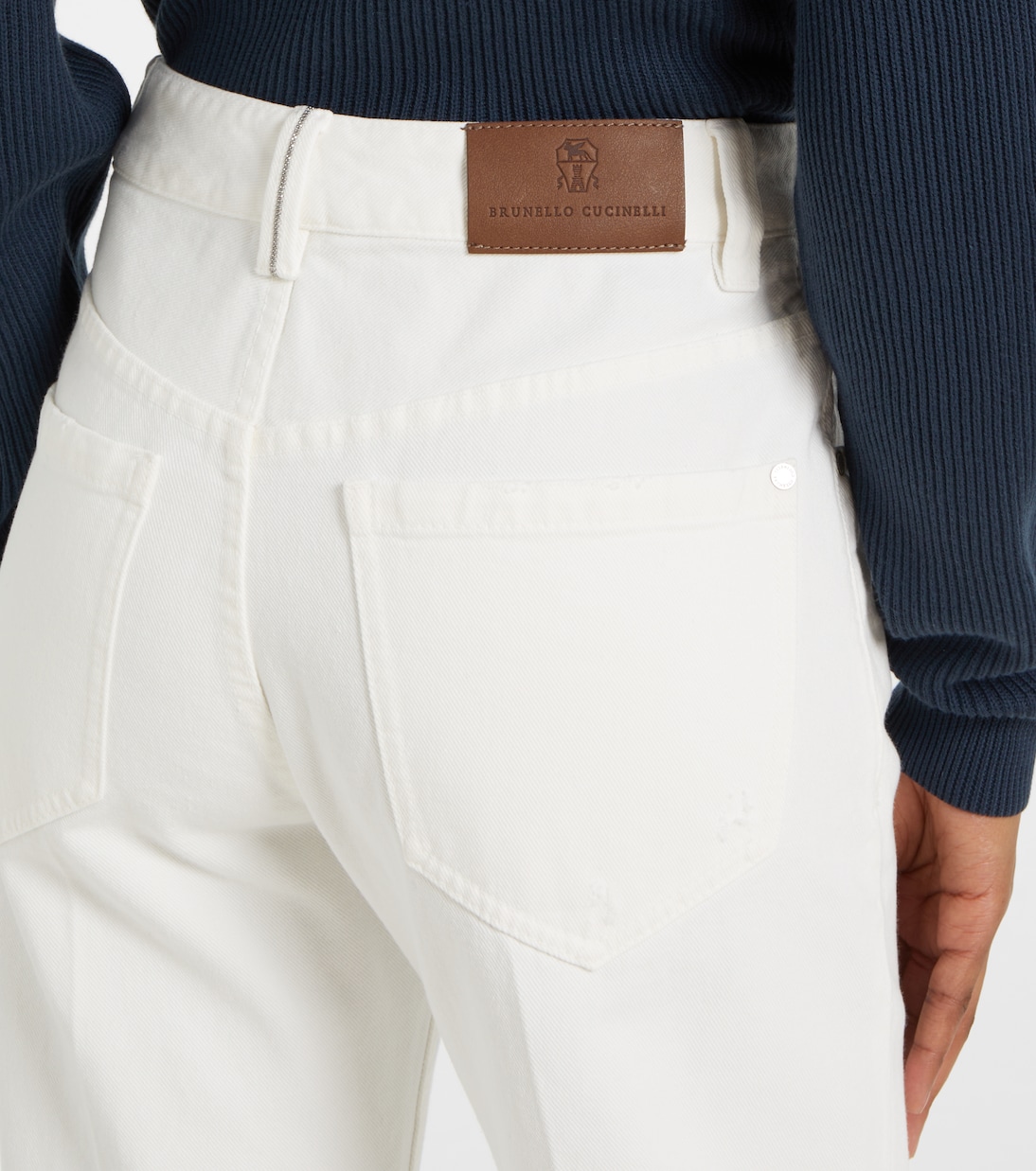 Jean ample à taille mi-haute | Brunello Cucinelli