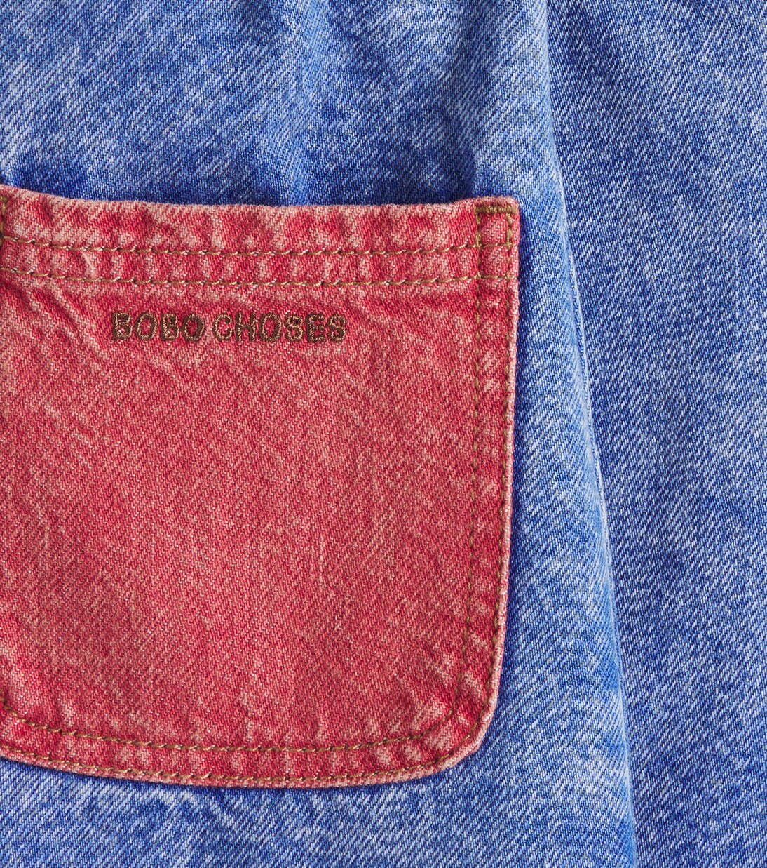 Colorblock denim skirt | Bobo Choses