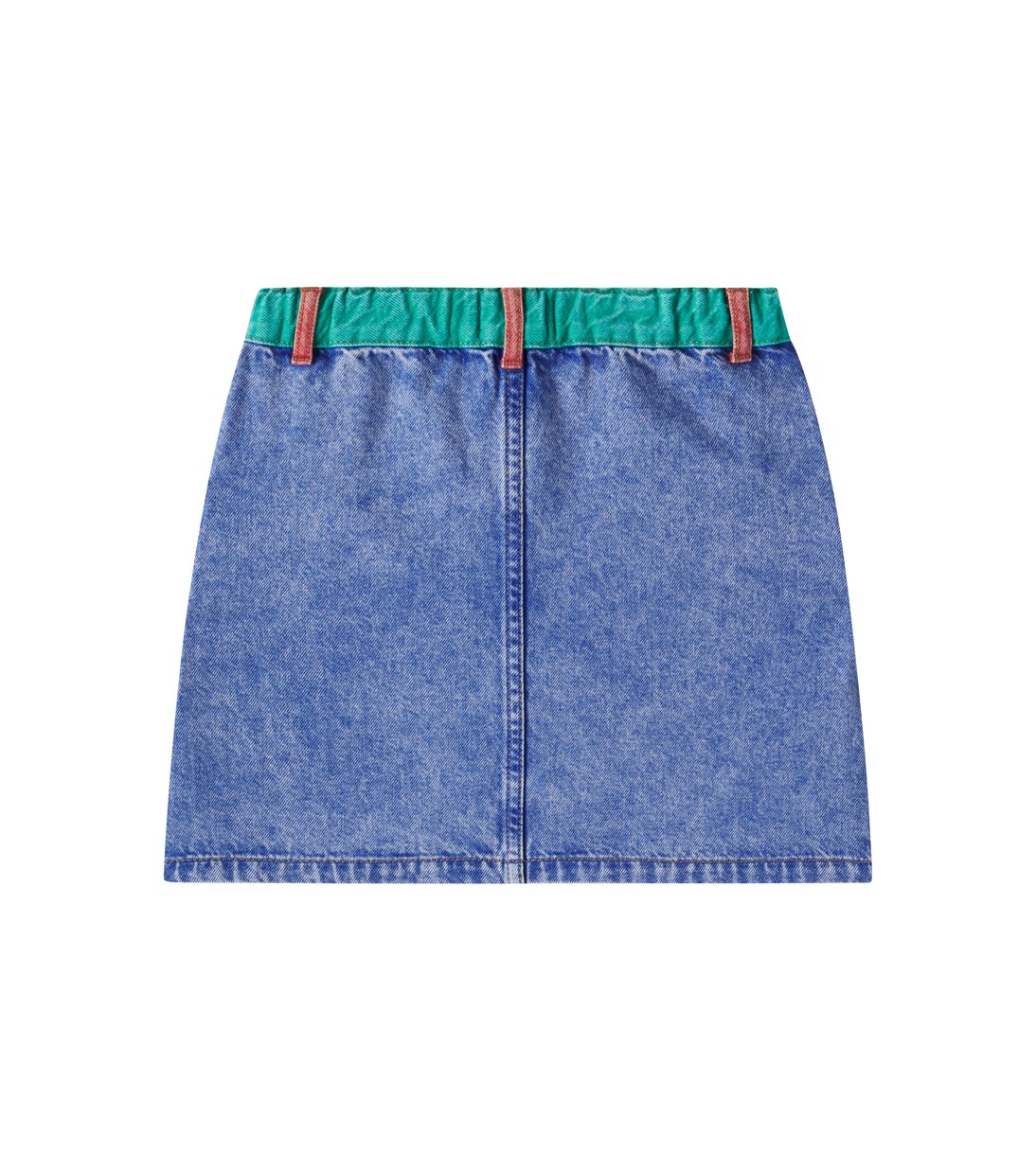 Colorblock denim skirt | Bobo Choses