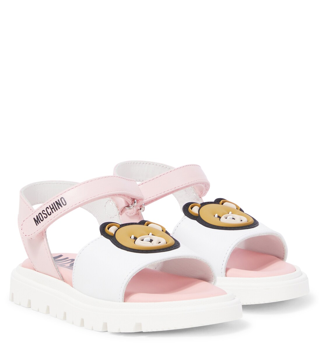 Teddy Bear leather sandals | Moschino Kids