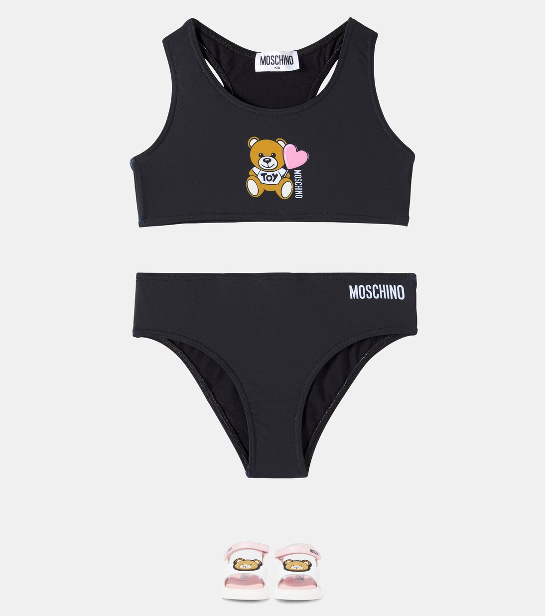 Teddy Bear leather sandals | Moschino Kids