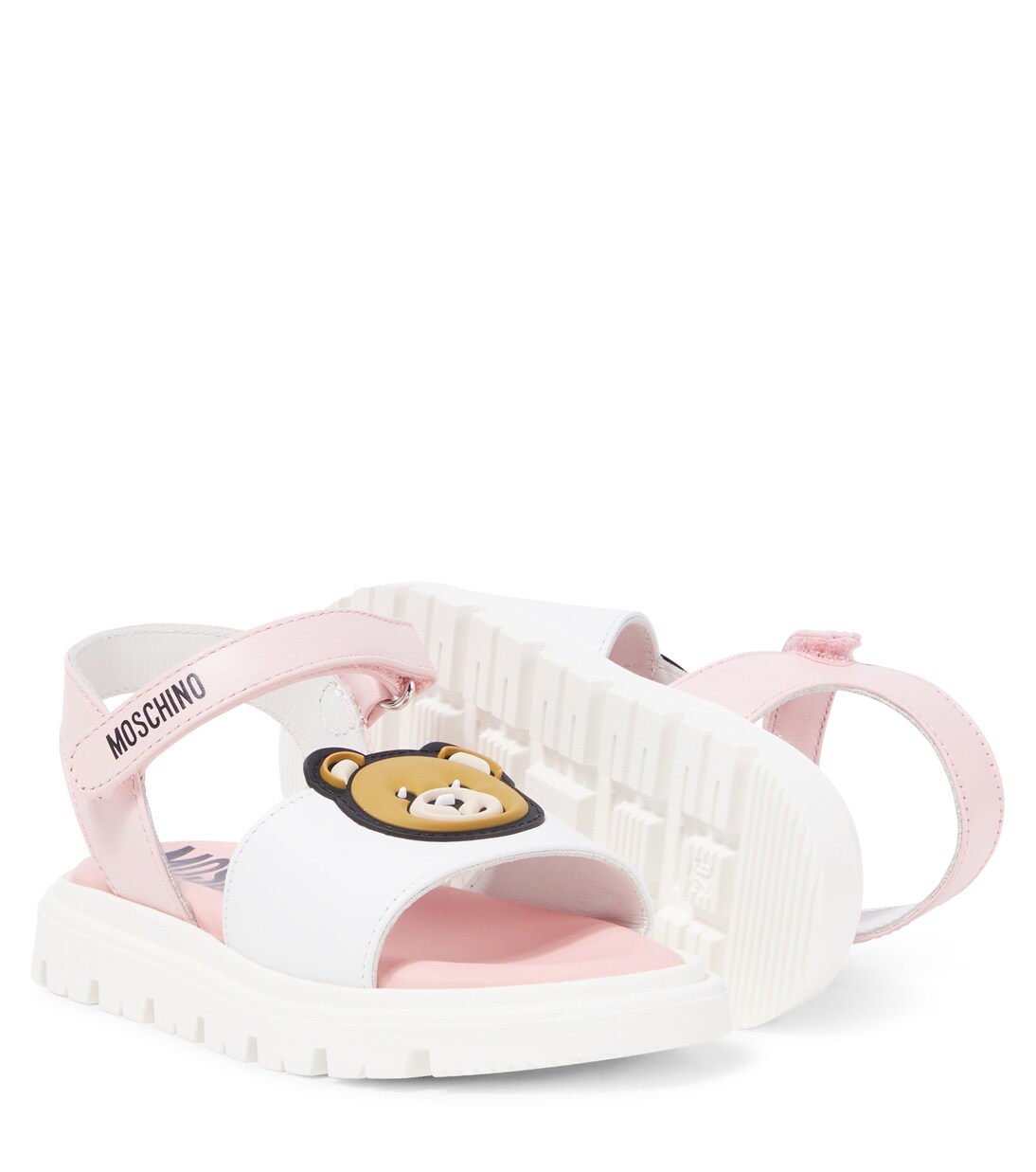 Teddy Bear leather sandals | Moschino Kids
