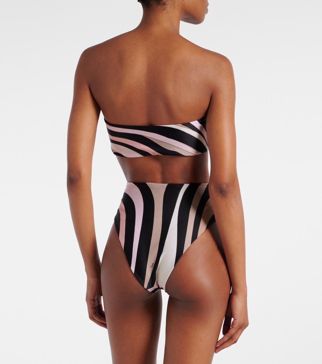 Marmo bandeau bikini top | Pucci