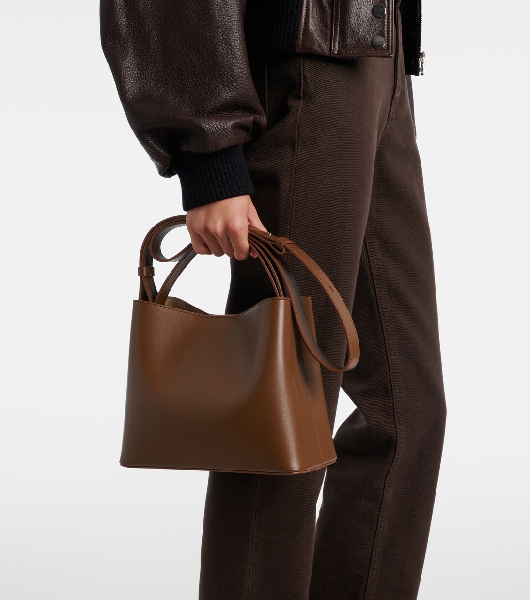 Original Sac Mini leather tote bag | Aesther Ekme