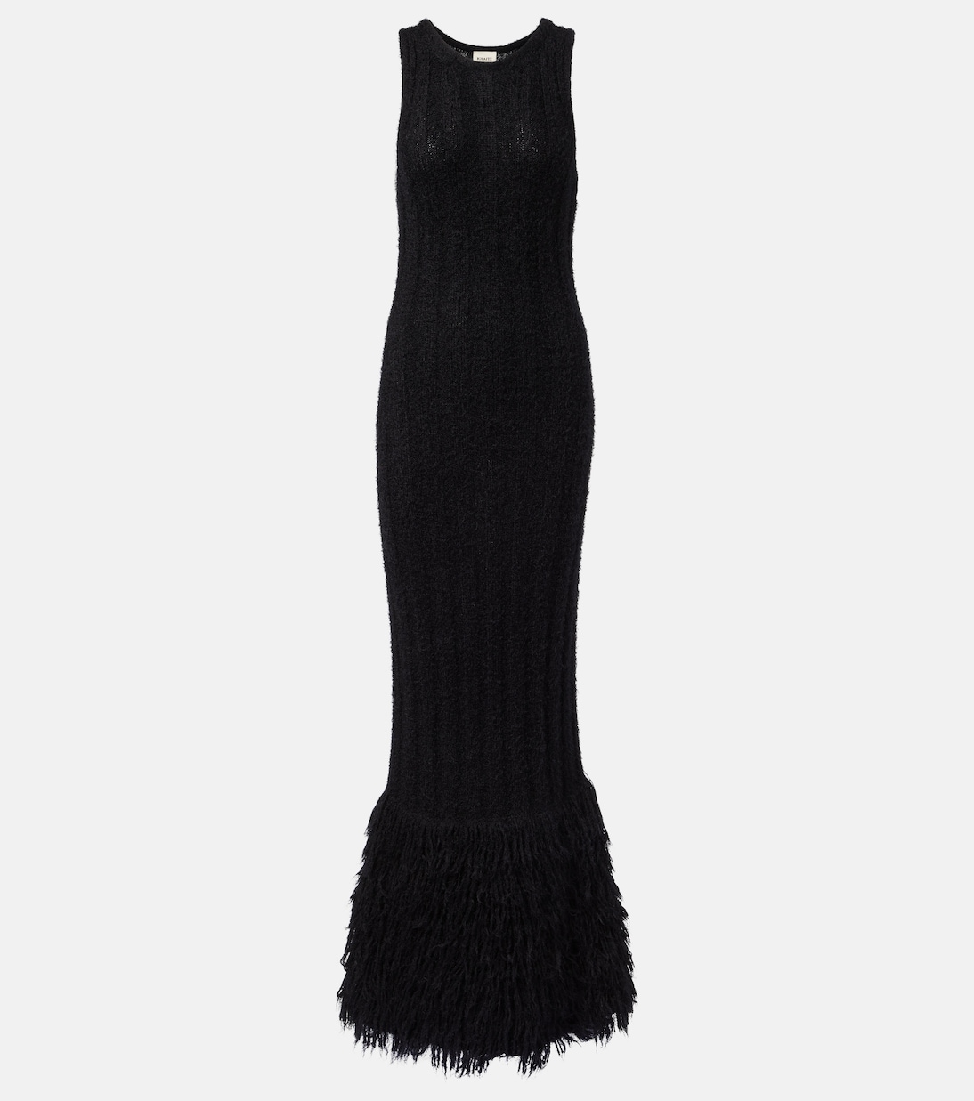 Abito lungo Fiore in seta e cashmere | Khaite