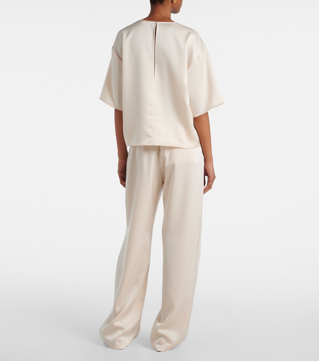 T-shirt oversize Barb en satin | Leset