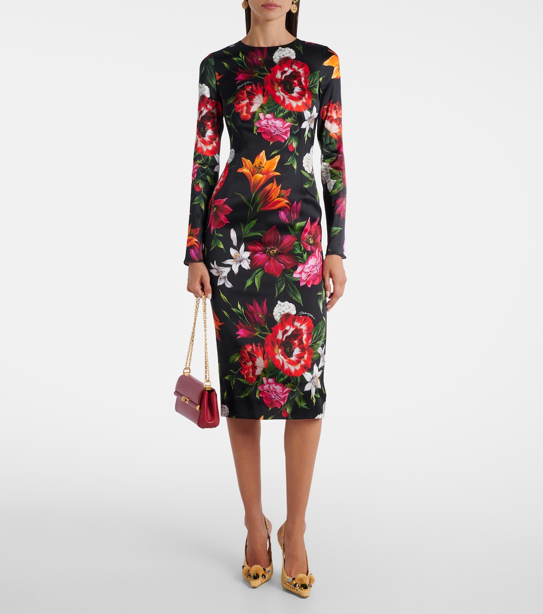 Bedrucktes Midikleid | Dolce&Gabbana